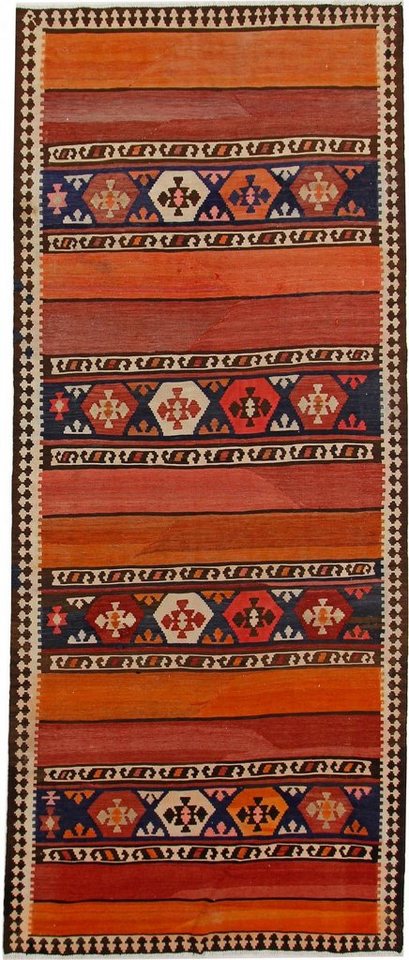 Nain Trading Orientteppich Perser Kelim Fars Azerbaijan Antik 359x151 Handgewebt Orientteppich, Läufer, Höhe: 0.4 mm Nain Trading Orientteppich Perser Kelim Fars Azerbaijan Antik 359x151 Handgewebt Orientteppich, Läufer, Höhe: 0.4 mm von Nain Trading