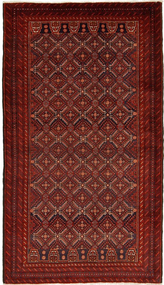 Orientteppich Perserteppich Belutsch 162x92 Handgeknüpft, Nain Trading, Höhe: 0.6 mm von Nain Trading