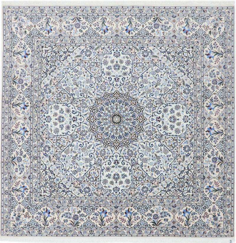 Nain Trading Orientteppich Perserteppich Nain 6La 209x211 Handgeknüpft, Quadratisch, Höhe: 0.6 mm Nain Trading Orientteppich Perserteppich Nain 6La 209x211 Handgeknüpft, Quadratisch, Höhe: 0.6 mm von Nain Trading