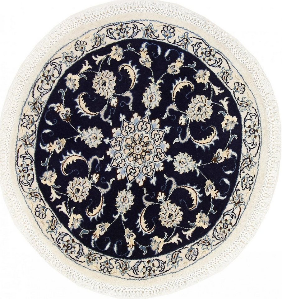 Nain Trading Orientteppich Perserteppich Nain 9La 96x96 Handgeknüpft, Rund, Höhe: 0.8 mm Nain Trading Orientteppich Perserteppich Nain 9La 96x96 Handgeknüpft, Rund, Höhe: 0.8 mm von Nain Trading