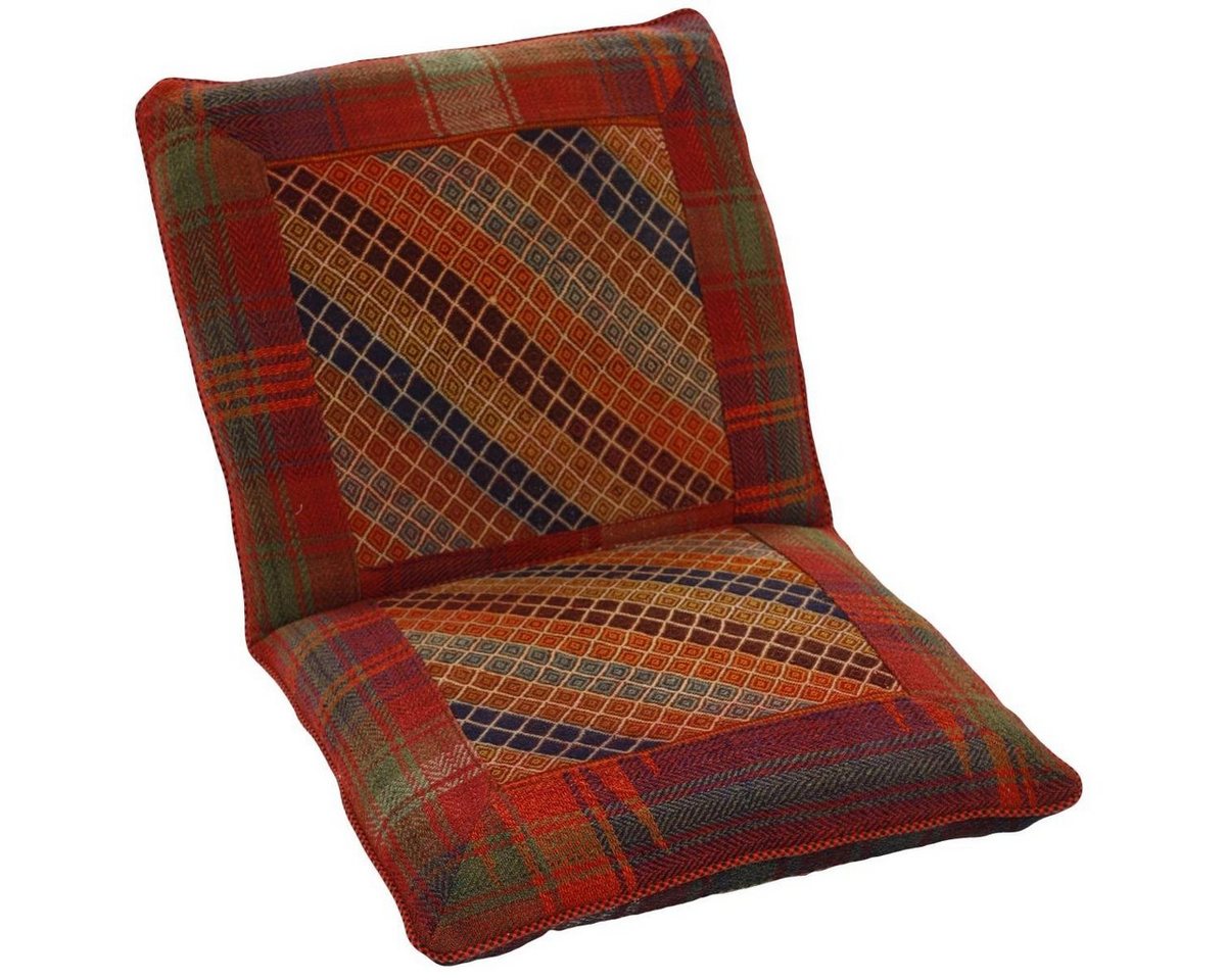 Orientteppich Seat Cushion 61x111 Handgeknüpfter Orientteppich / Perserteppich, Nain Trading, rechteckig, Höhe: 3 mm von Nain Trading