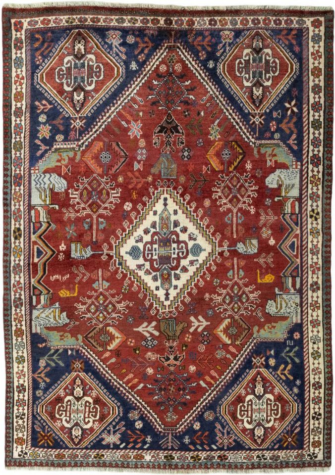 Nain Trading Orientteppich Shiraz 154x218 Handgeknüpfter Orientteppich / Perserteppich, rechteckig, Höhe: 10 mm Nain Trading Orientteppich Shiraz 154x218 Handgeknüpfter Orientteppich / Perserteppich, rechteckig, Höhe: 10 mm von Nain Trading