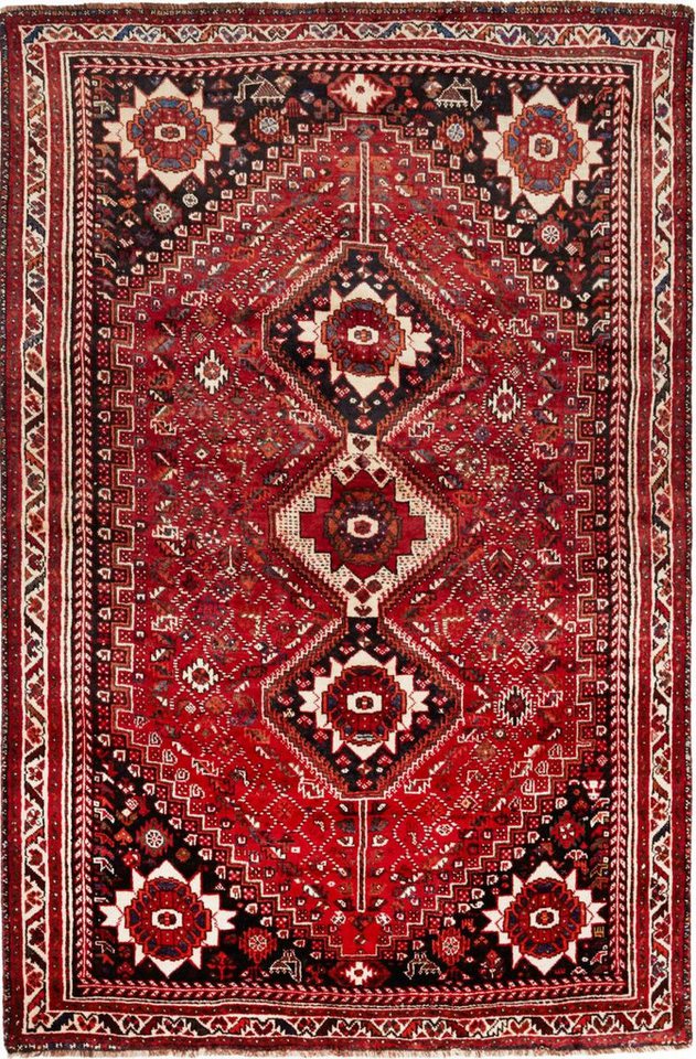 Orientteppich Shiraz 173x267 Handgeknüpfter Orientteppich / Perserteppich, Nain Trading, rechteckig, Höhe: 10 mm von Nain Trading