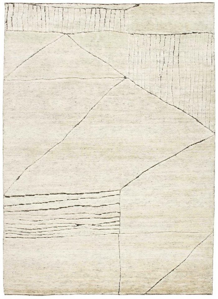 Nain Trading Designteppich Scenery 59x91 Handgeknüpfter Moderner Orientteppich / Designteppich, rechteckig, Höhe: 10 mm von Nain Trading