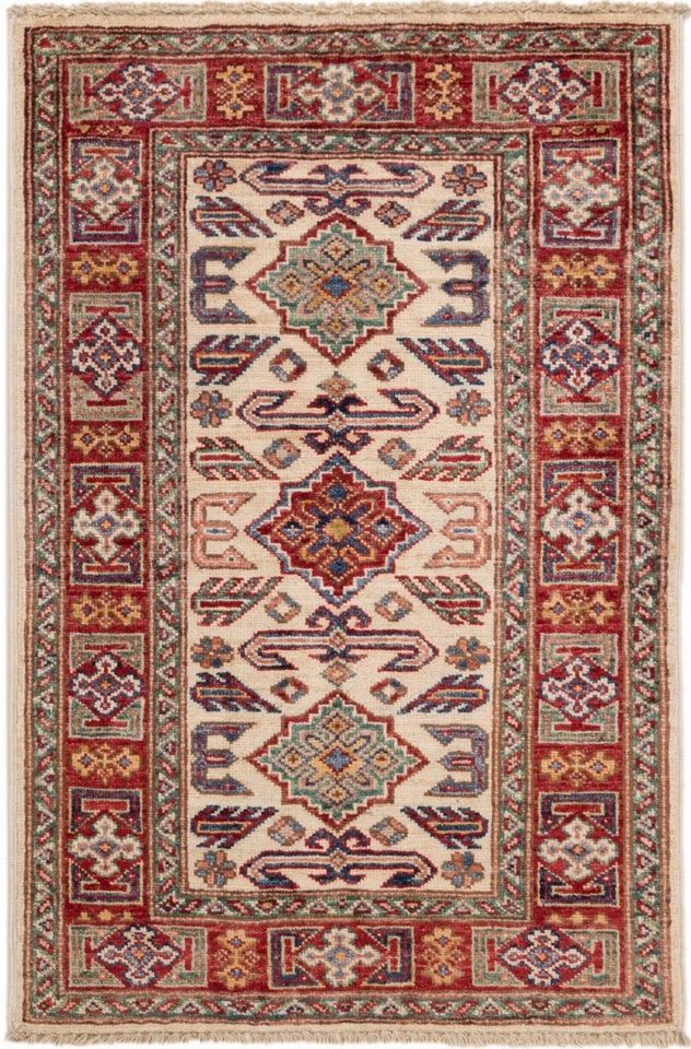 Orientteppich Super Kazak 61x97 Handgeknüpfter Orientteppich, Nain Trading, rechteckig, Höhe: 5 mm von Nain Trading