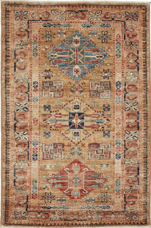 Nain Trading Orientteppich Super Kazak 80x126 Handgeknüpfter Orientteppich, rechteckig, Höhe: 5 mm von Nain Trading
