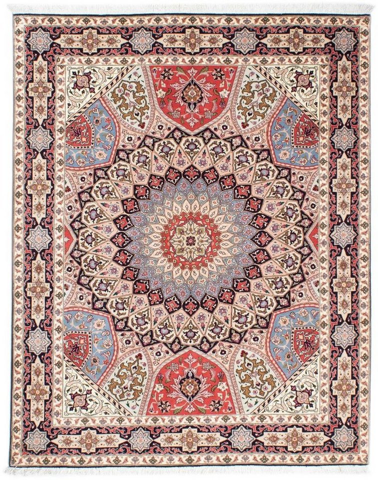 Nain Trading Orientteppich Täbriz 50Raj 150x194 Handgeknüpfter Orientteppich / Perserteppich, rechteckig, Höhe: 7 mm von Nain Trading