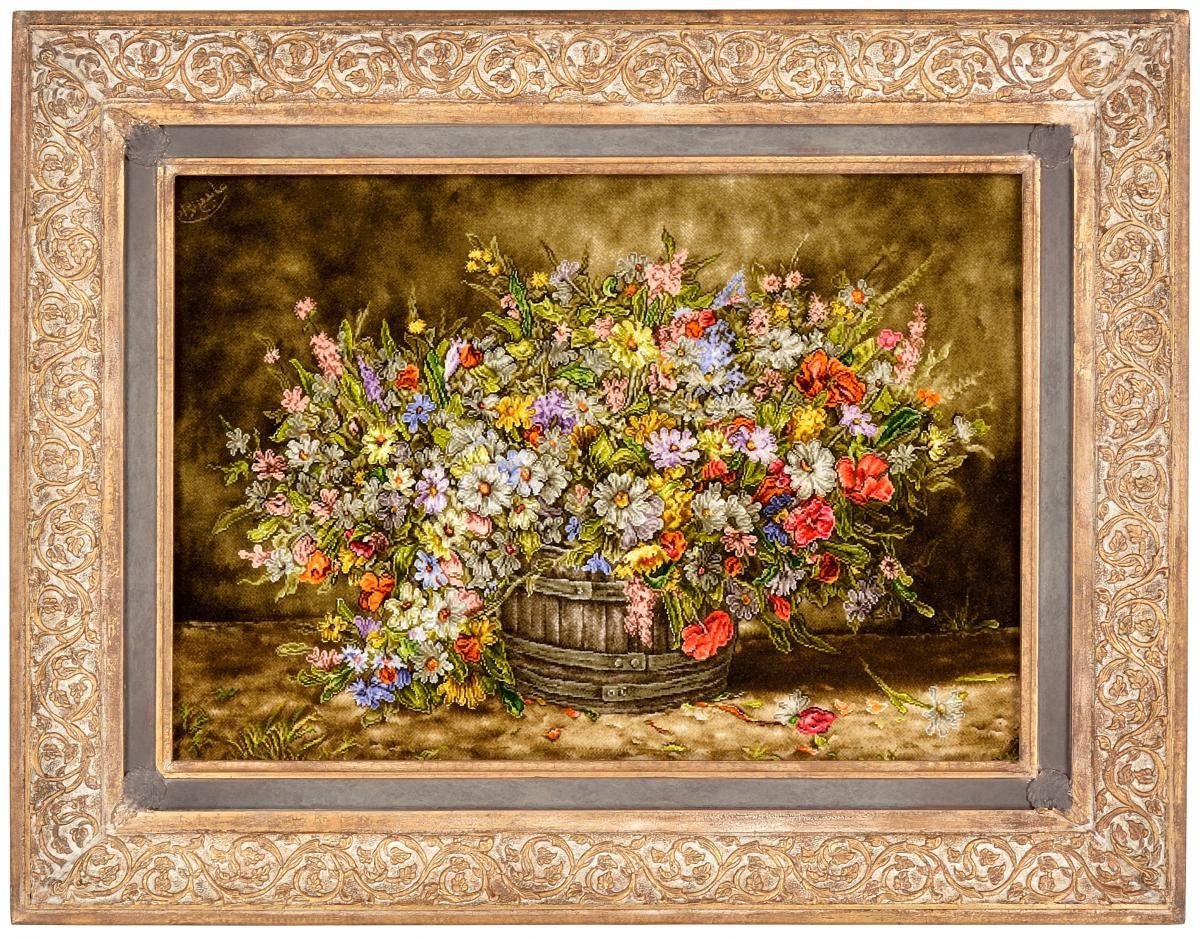 Nain Trading Orientteppich Täbriz Bild 80x58 Handgeknüpfter Orientteppich / Perserteppich, rechteckig, Höhe: 4 mm Nain Trading Orientteppich Täbriz Bild 80x58 Handgeknüpfter Orientteppich / Perserteppich, rechteckig, Höhe: 4 mm von Nain Trading