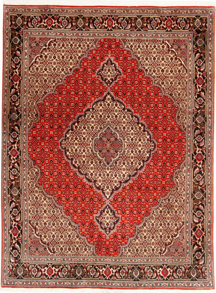 Nain Trading Orientteppich Täbriz Mahi 147x198 Handgeknüpfter Orientteppich / Perserteppich, rechteckig, Höhe: 7 mm von Nain Trading