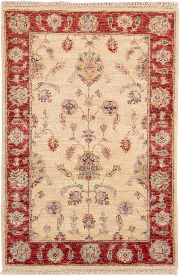 Nain Trading Orientteppich Ziegler Farahan 84x120 Handgeknüpfter Orientteppich, rechteckig, Höhe: 6 mm von Nain Trading