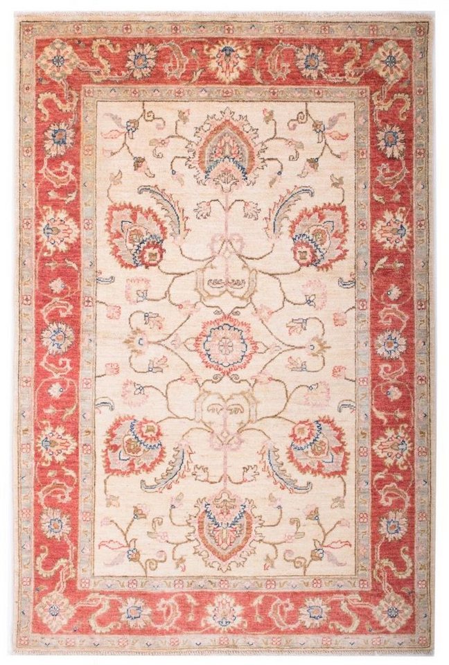 Nain Trading Orientteppich Ziegler Farahan Arijana 102x154 Handgeknüpfter Orientteppich, rechteckig, Höhe: 5 mm von Nain Trading