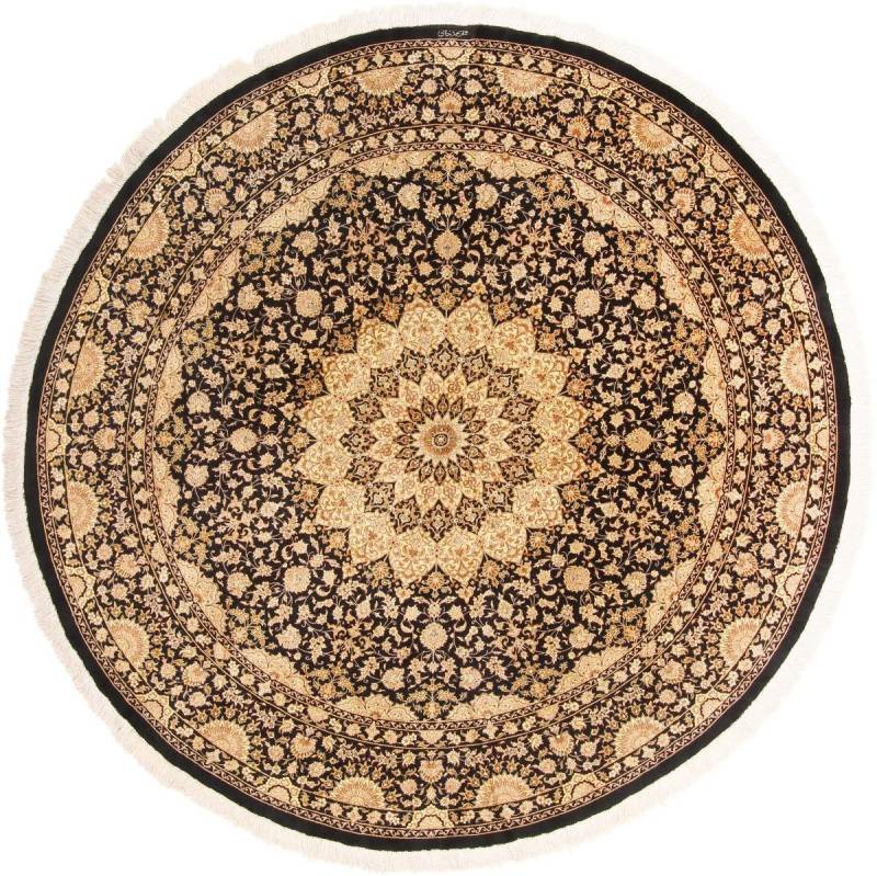 Nain Trading Seidenteppich Ghom Seide 200x201 Handgeknüpfter Orientteppich / Perserteppich Rund, rund, Höhe: 3 mm Nain Trading Seidenteppich Ghom Seide 200x201 Handgeknüpfter Orientteppich / Perserteppich Rund, rund, Höhe: 3 mm von Nain Trading