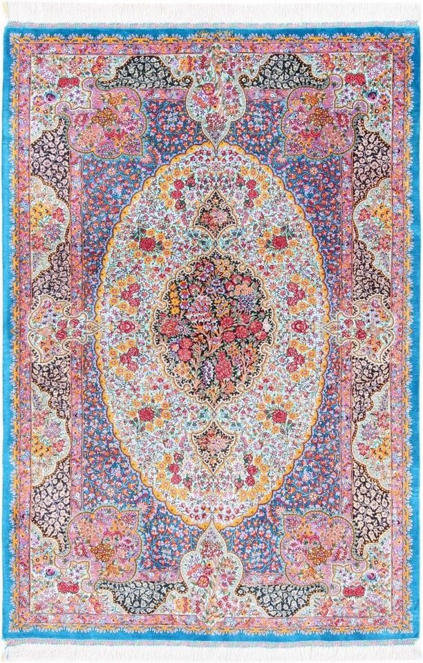 Nain Trading Seidenteppich Ghom Seide Signiert 97x145 Handgeknüpfter Orientteppich, rechteckig, Höhe: 3 mm Nain Trading Seidenteppich Ghom Seide Signiert 97x145 Handgeknüpfter Orientteppich, rechteckig, Höhe: 3 mm von Nain Trading