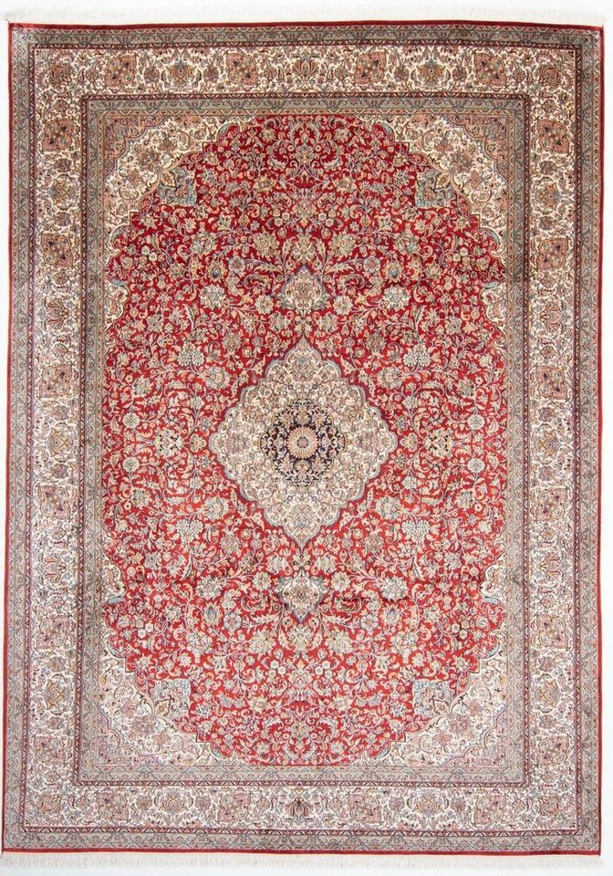 Nain Trading Seidenteppich Kaschmir Seide 247x338 Handgeknüpfter Orientteppich, rechteckig, Höhe: 4 mm von Nain Trading