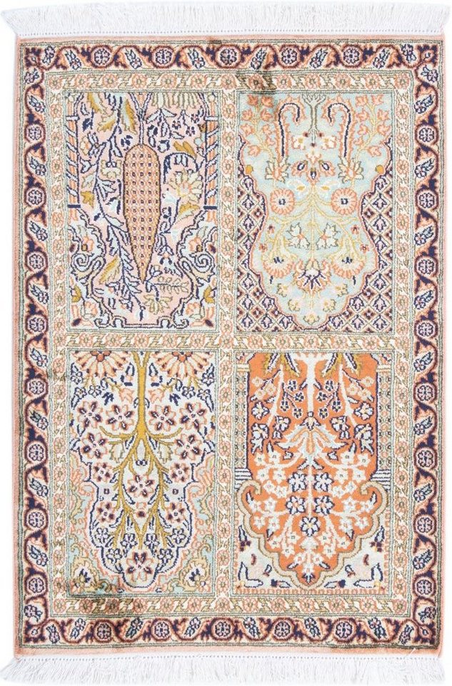 Nain Trading Seidenteppich Kaschmir Seide 68x96 Handgeknüpfter Orientteppich, rechteckig, Höhe: 4 mm Nain Trading Seidenteppich Kaschmir Seide 68x96 Handgeknüpfter Orientteppich, rechteckig, Höhe: 4 mm von Nain Trading