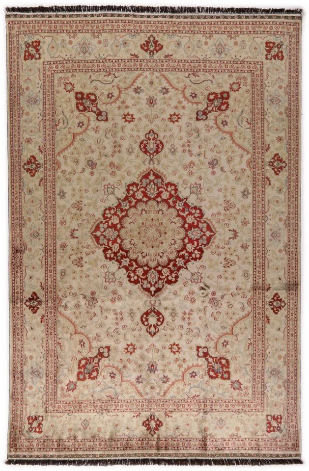 Nain Trading Seidenteppich Turkey Seide Antik 121x189 Handgeknüpfter Orientteppich, rechteckig, Höhe: 5 mm von Nain Trading