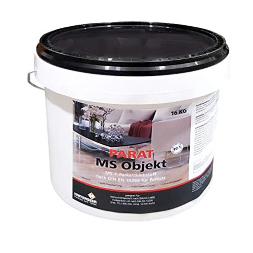 PARAT MS Objekt Parkettkleber 16 kg geeignet f. Mehrschicht-u.Stabparkett elastisch/Trittschalldämmend von Parat