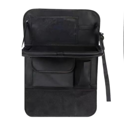Naisfei Auto Organizer, Autositz Organizer mit Klapptisch, Großer Rückenlehnenschutz Auto Kinder, Wasserdicht, Verschleißfest, Universell(Schwarz) von Naisfei