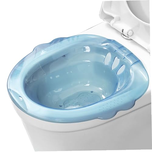 Naisidier Sitz -Bad tragbar über der Toilette Sitz Bad -Bad -Bad für Schwangerschaft und Postpartale Erholung, Hämorrhoiden, Bidet -Anhang, Blau von Naisidier