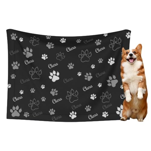 Naispanda Personalisierte Hundedecke Personalisierte Haustierdecke mit Namen, Personalisierte Geschenke für Welpen Hunde und Katzen individuelle Decke Geschenke für Haustierliebhaber Naispanda Personalisierte Hundedecke Personalisierte Haustierdecke mit Namen, Personalisierte Geschenke für Welpen Hunde und Katzen individuelle Decke Geschenke für Haustierliebhaber von Naispanda