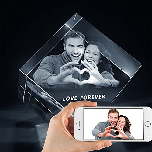 Naispanda Personalisierter 3D Kristall mit Foto, Benutzerdefinierte 3D Kristall foto, Bilderrahmen, Lasergravur-Kristallfoto, bestes Geschenk für Denkmal, Hochzeit, Geburtstag, Abschluss Naispanda Personalisierter 3D Kristall mit Foto, Benutzerdefinierte 3D Kristall foto, Bilderrahmen, Lasergravur-Kristallfoto, bestes Geschenk für Denkmal, Hochzeit, Geburtstag, Abschluss von Naispanda