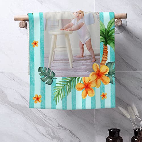 Naispanda Personalisiertes Handtuch, Personalisiertes Handtuch mit Foto Namen, Personalisiertes Foto Handtuch für Erwachsene und Kinderfür Badezimmer, Küche, Fitnessstudio, Hotel, Spa – 40 x 70 cm von Naispanda