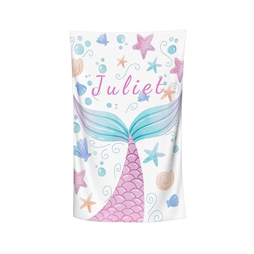 Naispanda Personalisiertes Kinder Strandtuch, Personalisierte Strandtuch mit Namen Text, Personalisierte Jungen Mädchen Badetuch mit Meerjungfrauen Krabbe Hai Seepferdchen Meeresschildkröten Mustern Naispanda Personalisiertes Kinder Strandtuch, Personalisierte Strandtuch mit Namen Text, Personalisierte Jungen Mädchen Badetuch mit Meerjungfrauen Krabbe Hai Seepferdchen Meeresschildkröten Mustern von Naispanda