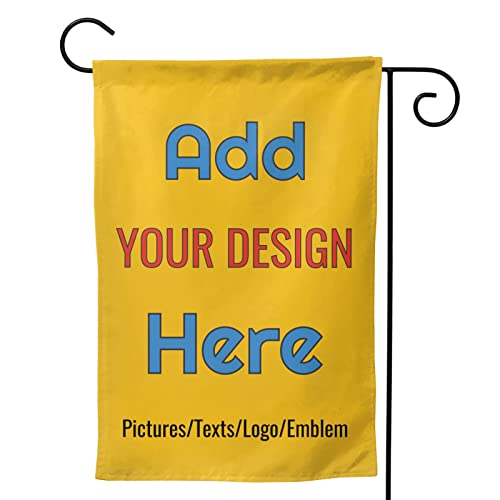 Personalisierte Gartenflagge, personalisierte Gartenflagge mit Bildern, Texten, Logos, wasserfest und doppelseitig bedruckt, Dekoration für Garten und Außenbereich, 28 x 40 Zoll von Naispanda
