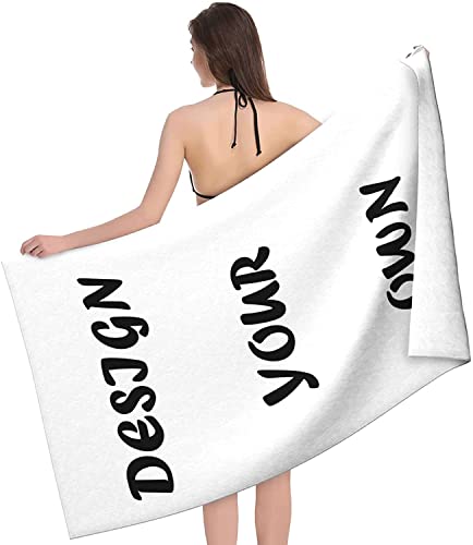 Personalisierte mikrofaser strandtuch personalisiert mit namen, foto und text handtuch schnelltrocknend strandtücher dünn leicht, handtuch strand, erwachsene beach towel für strand schwimmen von Naispanda