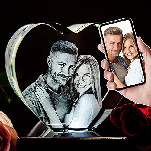 Naispanda Personalisierter 3D Kristall mit Foto, Benutzerdefinierte 3D Kristall foto, Bilderrahmen, Lasergravur-Kristallfoto, bestes Geschenk für Denkmal, Hochzeit, Geburtstag, Abschluss Naispanda Personalisierter 3D Kristall mit Foto, Benutzerdefinierte 3D Kristall foto, Bilderrahmen, Lasergravur-Kristallfoto, bestes Geschenk für Denkmal, Hochzeit, Geburtstag, Abschluss von Naispanda