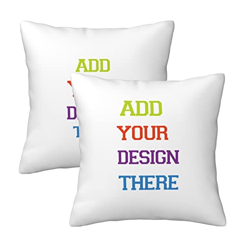 Personalisiertes Fotokissen Doppelseitig mit eigenen Foto&Text 40 x 40cm,Doppelseitiger Druck,Personalisierte Geschenk Idee Für Geburtstage Neujahr Jahrestage Valentinstag Selbstgemachtes Design 2pcs von Naispanda