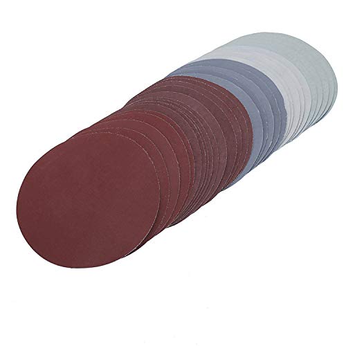 Mixed Grit Schleifscheiben 100mm / 4"Zoll Klettscheiben Polierpapier Körnung 1000 2000 3000 5000 7000 Schleifscheiben 25pcs / Lot von NAITESITOOLS