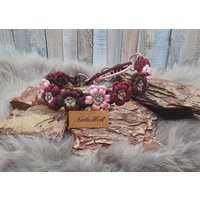 Hundehalsband/Zugstopp/Blümchen/Geschenkidee von NalasWelt