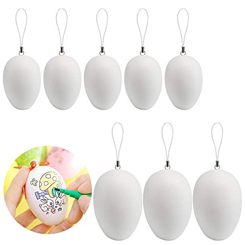 Naler 50 Stück Ostereier Deko Eier für Ostern Dekoration von Naler
