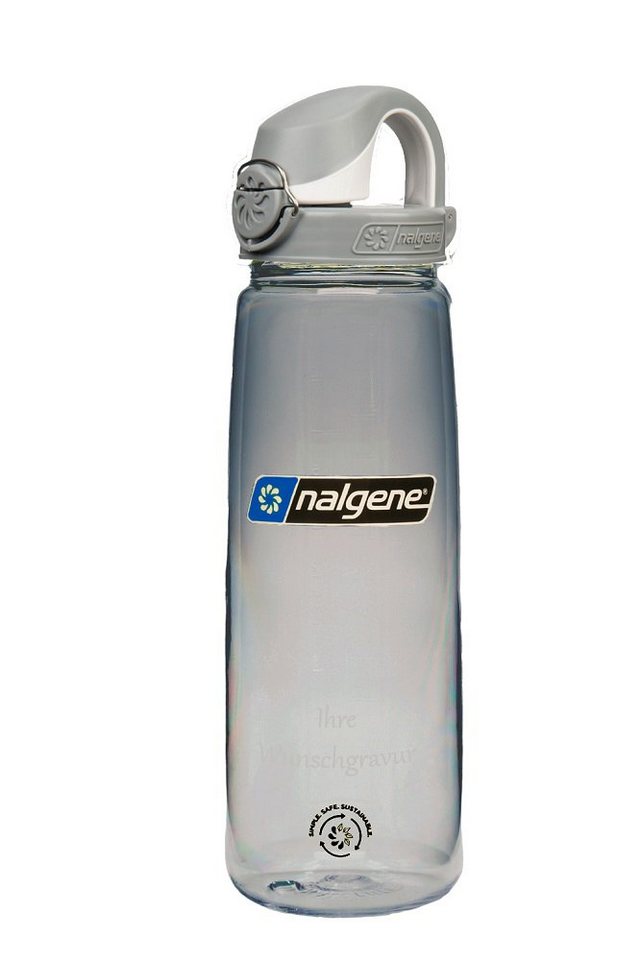 Nalgene Trinkflasche Nalgene Trinkflasche 'OTF' - 0,65 L grau - mit Namensgravur von Nalgene