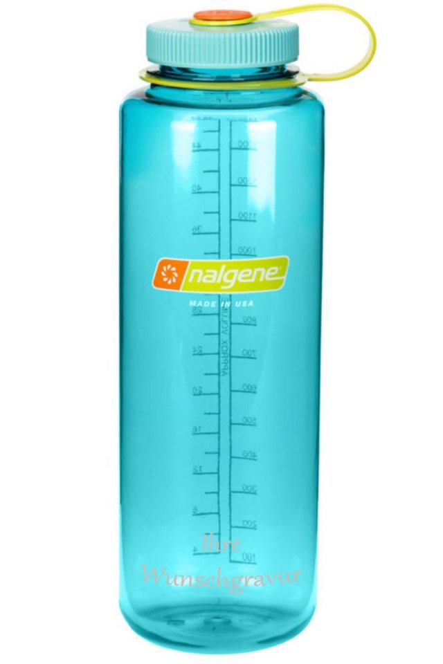 Nalgene Trinkflasche Nalgene Trinkflasche 'WH Silo' - 1,5 L cerulean - mit Namensgravur von Nalgene