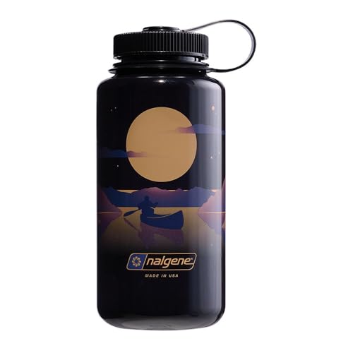 Nalgene Trinkflasche 'WH Sustain' - 1 Liter, große Trinköffnung, optimal zu reinigen, landscape moonset von Nalgene