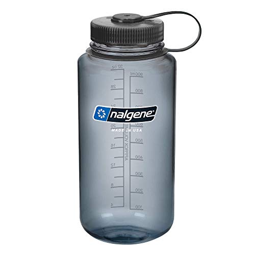 Nalgene Trinkflasche Wide Mouth 1 L, Grau, 682009-0070 von Nalgene