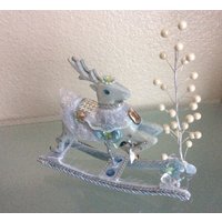 Weihnachten Hirsch Wohndeko Handcrafte Holz von NalikaCraft