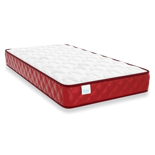 Nalui BabyDreams Matratze für Kinderbett, 120 x 60 cm, Kern HR Adapt Foam, Seite 3D, atmungsaktiv und hypoallergenes Aloe-Vera-Gewebe, wendbar, Oeko-Tex®-Zertifiziert, Höhe ± von Nalui