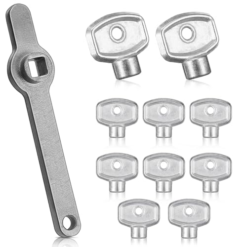 Namalu 11 Heizkörper Entlüftungsschlüssel Entlüftungsgriff Heizung Entlüftungsschlüssel Heizungsschlüssel zum Heizung Entlüften Edelstahl Vierkantschlüssel 5 mm Universal für alle Heizkörper Namalu 11 Heizkörper Entlüftungsschlüssel Entlüftungsgriff Heizung Entlüftungsschlüssel Heizungsschlüssel zum Heizung Entlüften Edelstahl Vierkantschlüssel 5 mm Universal für alle Heizkörper von Namalu
