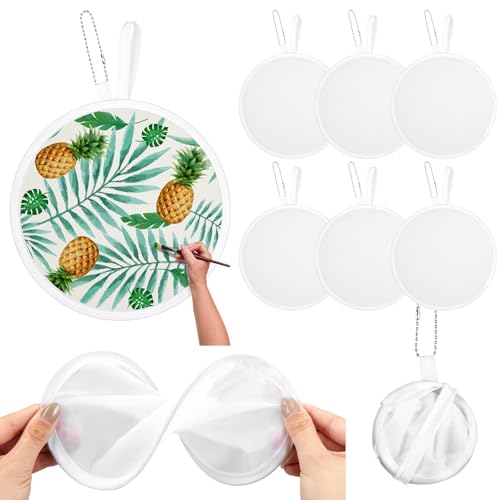 Namalu 6 Stück Weiß Japanische Fächer Rund Faltbar Handfächer Rund Faltbare Fächer Handfächer für Damen Faltbarer Runder Fächer Sommer Fächer Festival Handfächer Tragbare Einfarbig Fächer Namalu 6 Stück Weiß Japanische Fächer Rund Faltbar Handfächer Rund Faltbare Fächer Handfächer für Damen Faltbarer Runder Fächer Sommer Fächer Festival Handfächer Tragbare Einfarbig Fächer von Namalu