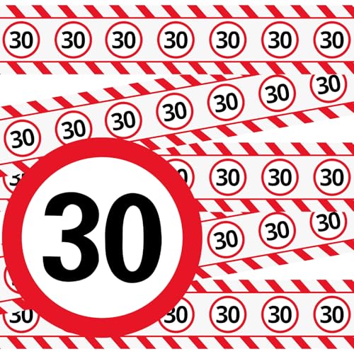 Namalu Verkehrsschilder 30 Geburtstag Deko Verkehrsschild 30 Km/H Lustig 30 Straßenschild Geburtstag Deko Absperrband Verkehrszeichen 30er Jahrestag Namalu Verkehrsschilder 30 Geburtstag Deko Verkehrsschild 30 Km/H Lustig 30 Straßenschild Geburtstag Deko Absperrband Verkehrszeichen 30er Jahrestag von Namalu