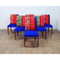 6 X Esszimmerstühle - Blauer Regenbogen 6 X Esszimmerstühle - Blauer Regenbogen von NameDesignStudio