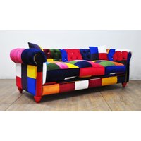 Chesterfield Patchwork Sofa - Regenbogen von NameDesignStudio