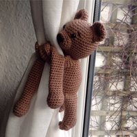 Bären Raffhalter | Single, Mit Abwandlung | Extra Lange Arme, Verdunkelungsvorhang, Neues Babygeschenk Bären Raffhalter | Single, Mit Abwandlung | Extra Lange Arme, Verdunkelungsvorhang, Neues Babygeschenk von NameMeCrochetie