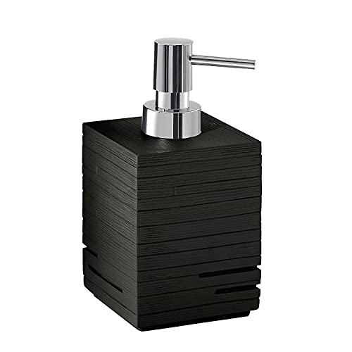 Gedy Quadrotto Square Countertop Soap Dispenser, Black von Gedy