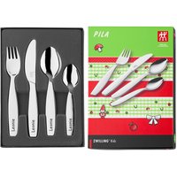Namenbar Zwilling Kinder-Besteck - Pila 4-Teilig Edelstahl Mit Namens-Gravur Namenbar Zwilling Kinder-Besteck - Pila 4-Teilig Edelstahl Mit Namens-Gravur von Namenbar