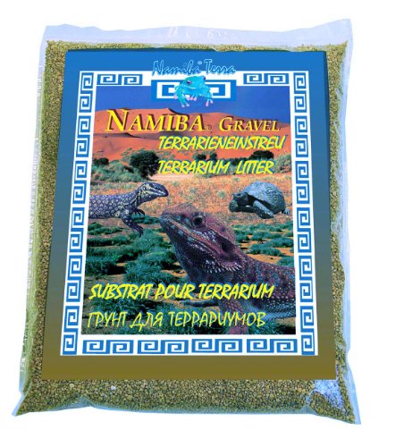 Namiba Terra 0099 Gravel Savannah Terrarieneinstreu Eimer, 1.0-3.0 mm, 15 Kg gelb von Namiba Terra