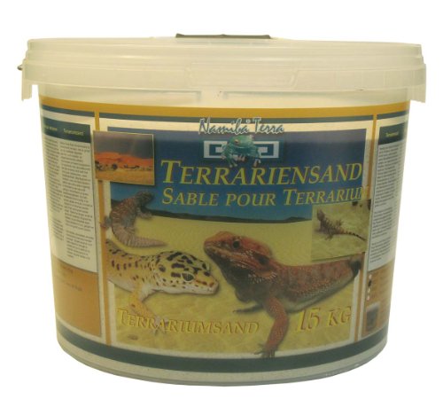 Namiba Terra 0322 Terrariensand medium 0.2 mm - 0.6 mm, 15 kg Eimer, gelb von Namiba Terra